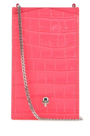 Alexander McQueen Embossed Skull Mini Crossbody Bag