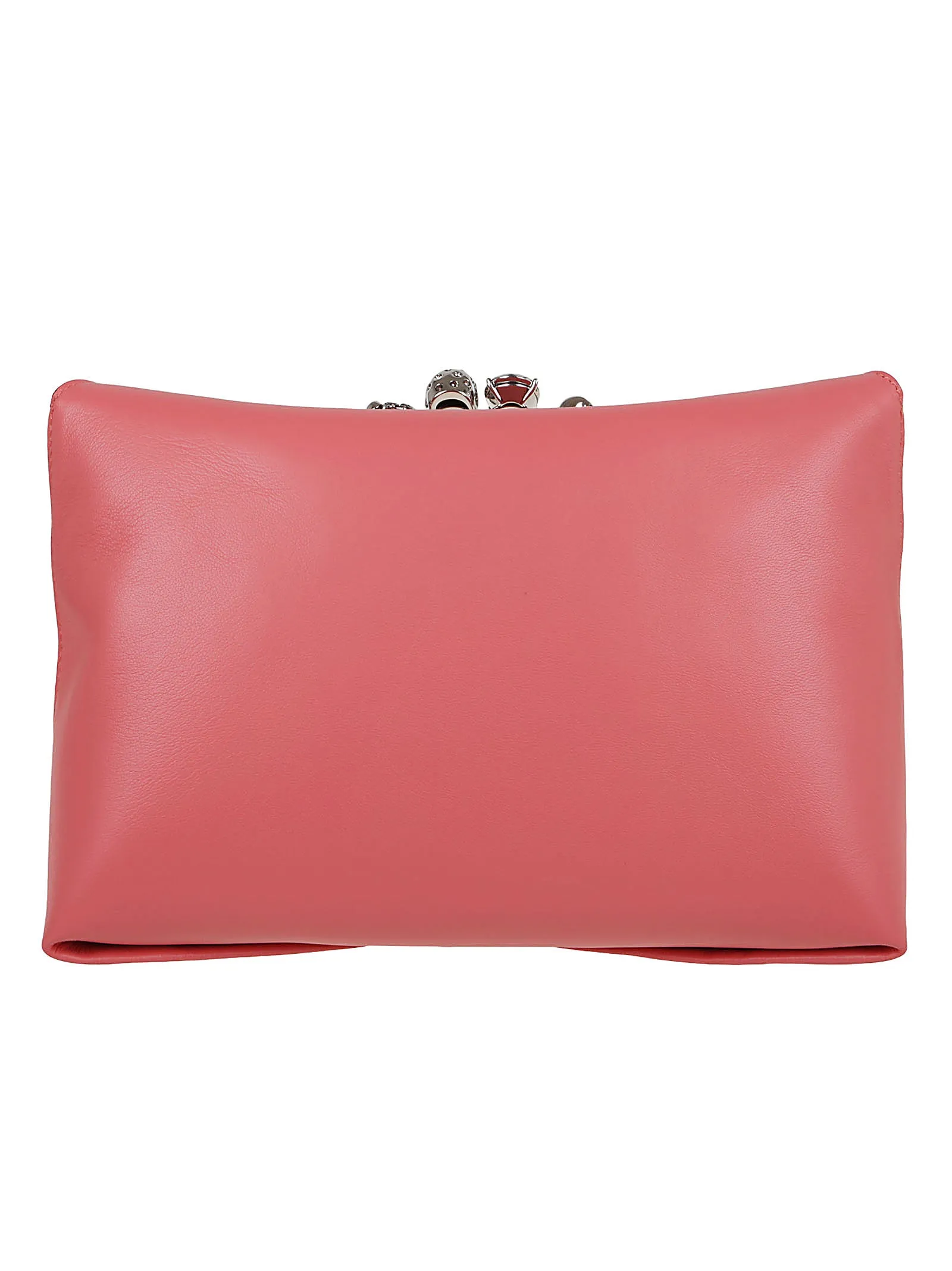 Alexander McQueen Four-Ring Embellished Clutch Bag