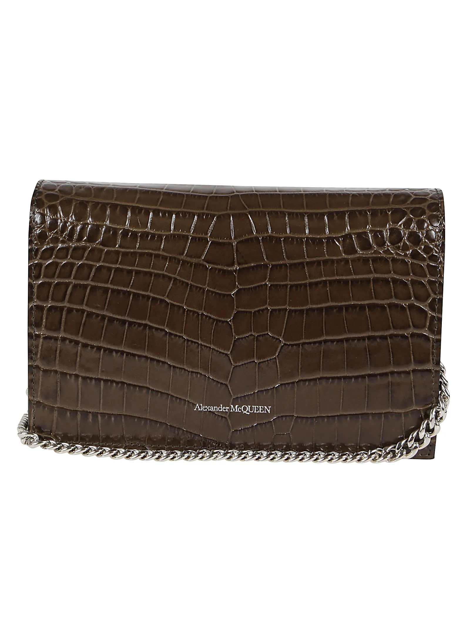 Alexander McQueen Skull Embossed Crossbody Bag