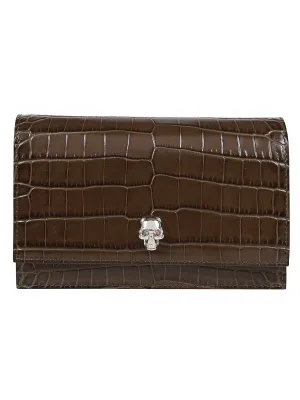 Alexander McQueen Skull Embossed Crossbody Bag