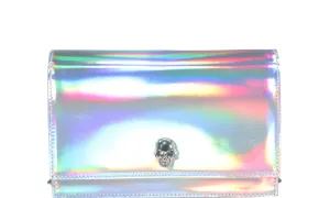 Alexander McQueen Skull Plaque Chained Shoulder Bag
