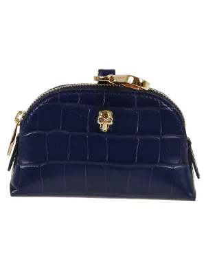 Alexander McQueen Skull Zip Coin Pouch Bag