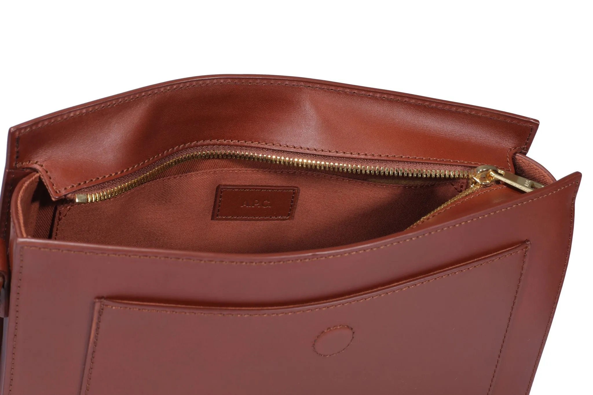 A.P.C. Albane Logo Detailed Crossbody Bag