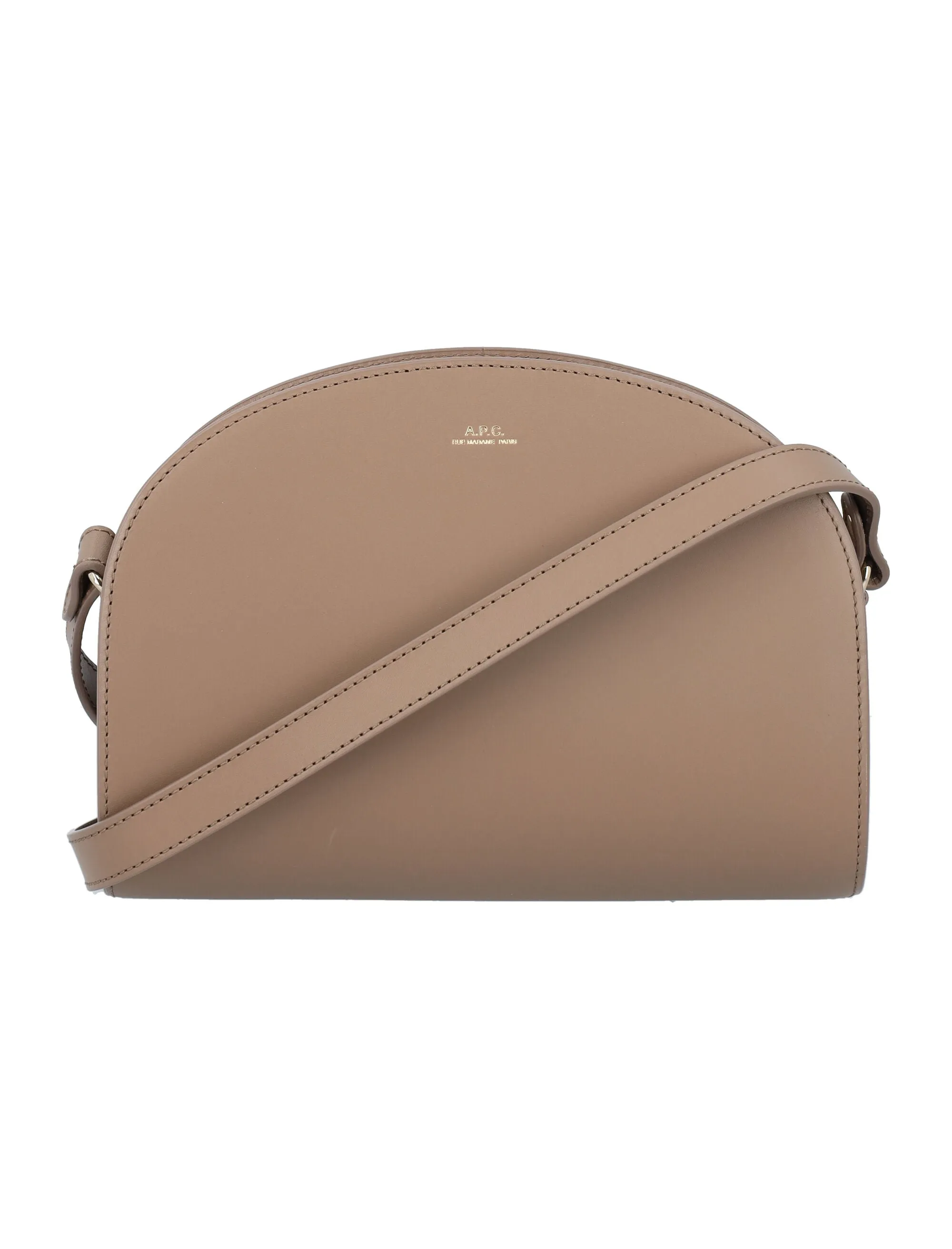 A.P.C. Demi-Lune Logo Detailed Crossbody Bag