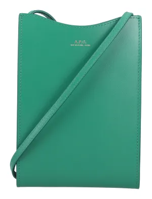 A.P.C. Jamie Logo Embossed Neck Pouch