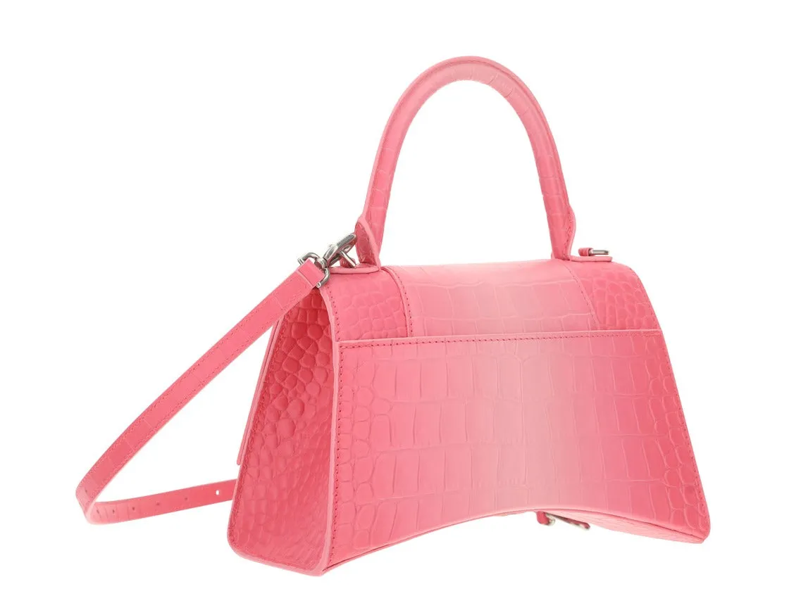 Balenciaga Hourglass Small Embossed Tote Bag