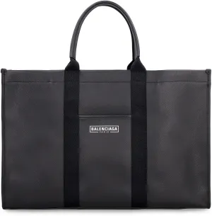 Balenciaga Logo Detailed Large Tote Bag