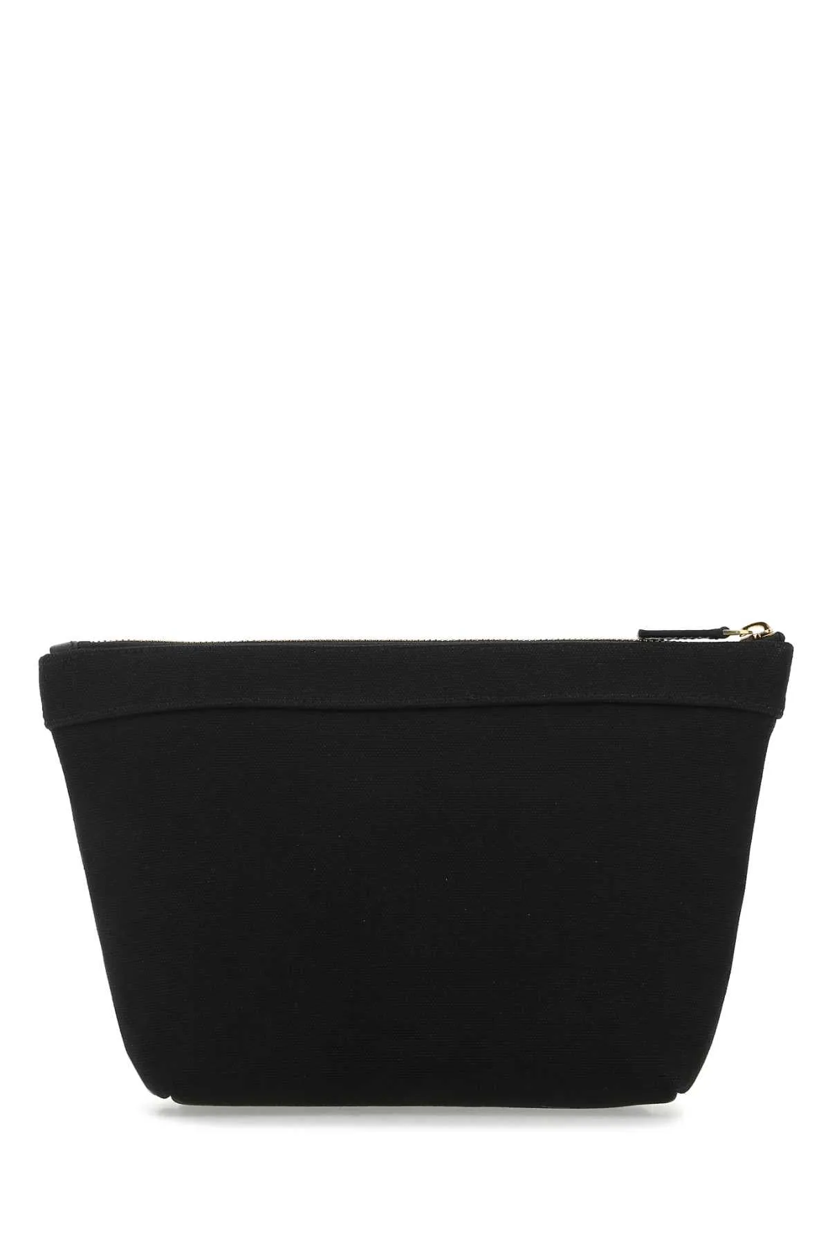 Balenciaga Logo Printed Zipped Clutch Bag
