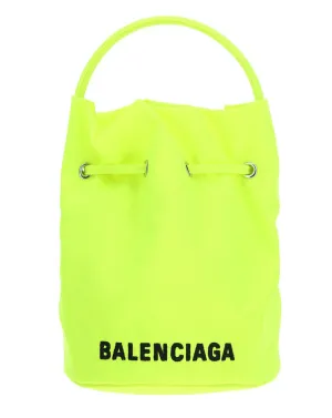 Balenciaga Wheel XS Drawstring Bucket Bag