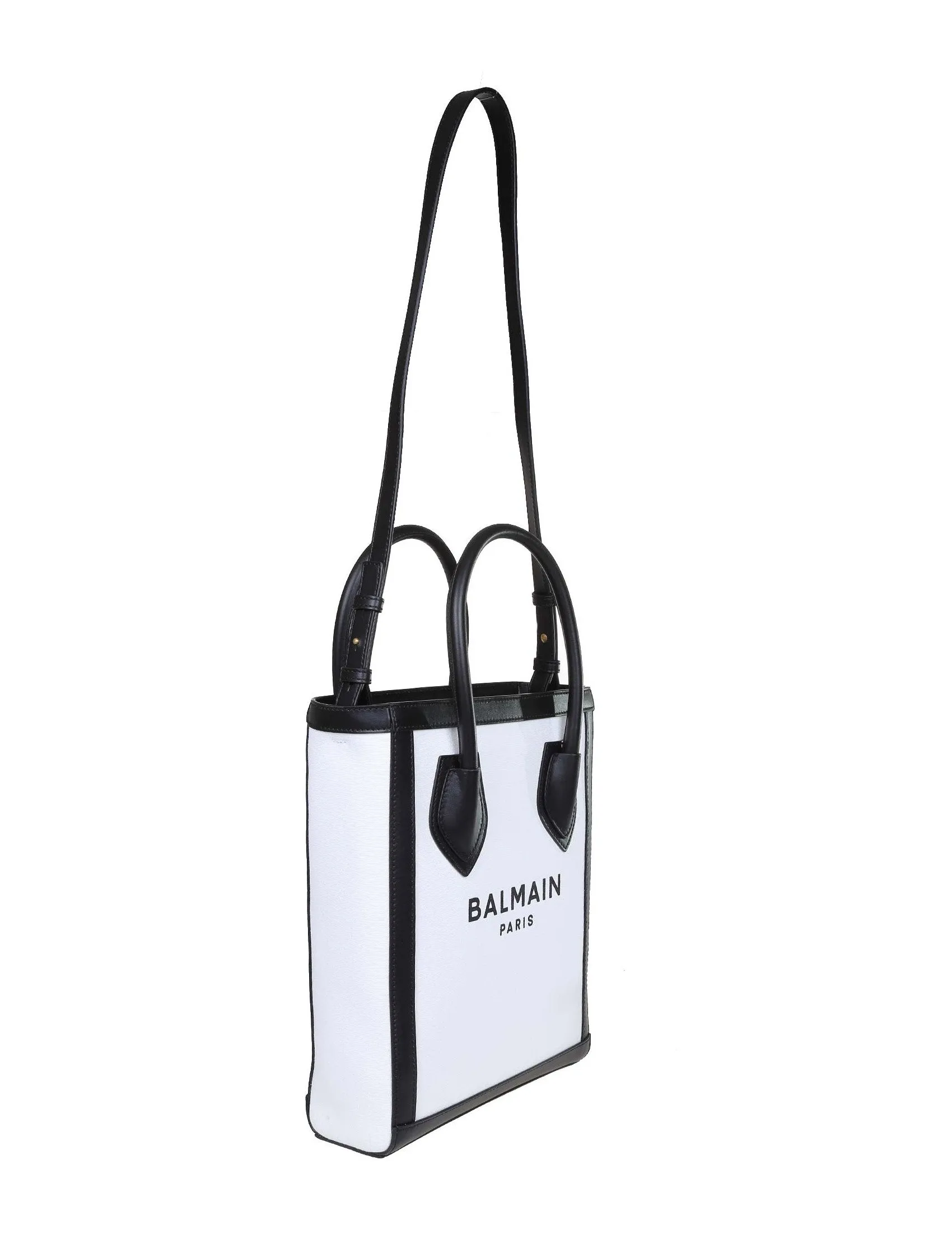 Balmain B-Army 26 Logo Printed Tote Bag