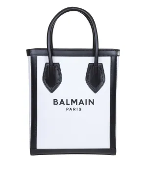 Balmain B-Army 26 Logo Printed Tote Bag