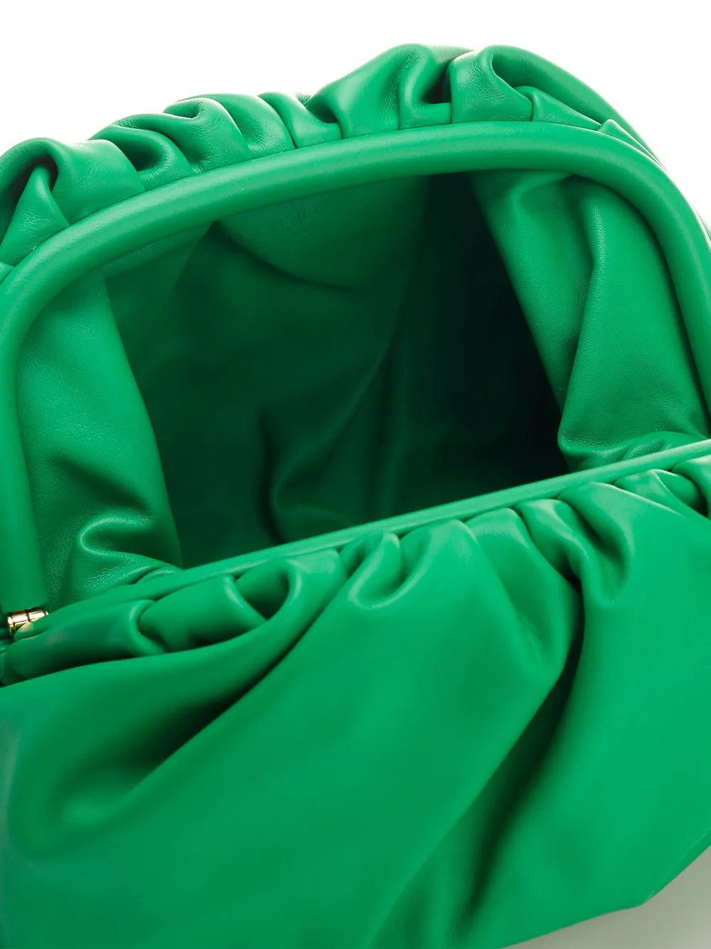Bottega Veneta The Pouch Ruched Clutch Bag