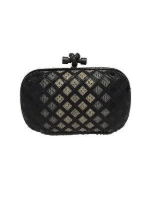 Bottega Veneta Twist Lock Clutch Bag