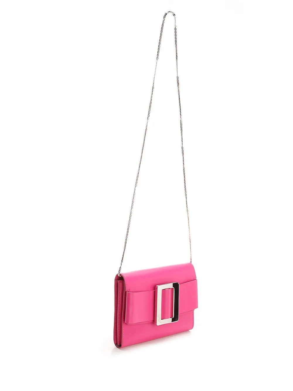 Boyy Buckle Chained Clutch Bag