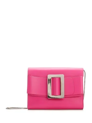 Boyy Buckle Chained Clutch Bag