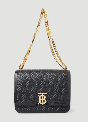 Burberry Monogram Quilted Medium Shoulder Bag