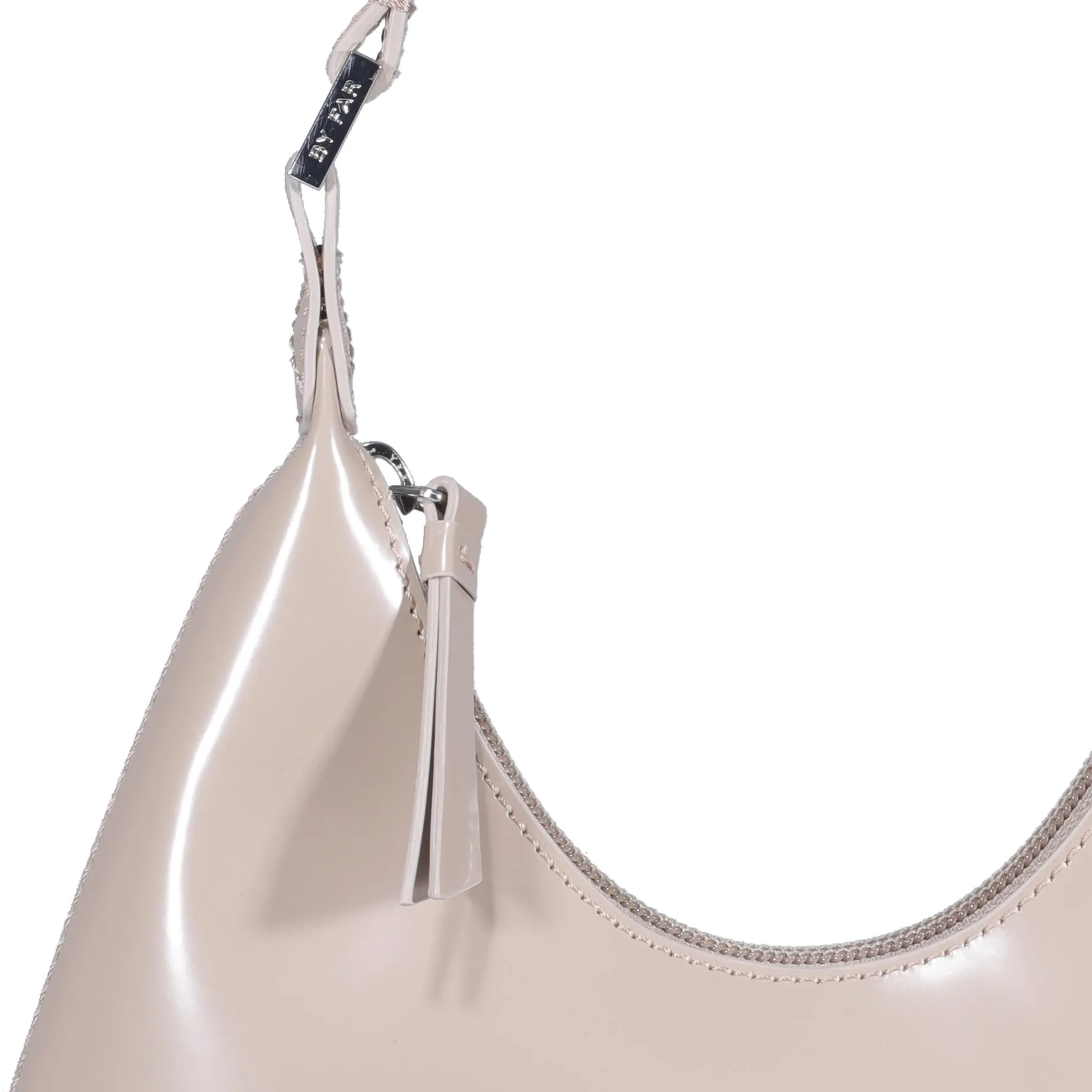 By Far Baby Amber Zip-Up Shoulder Bag