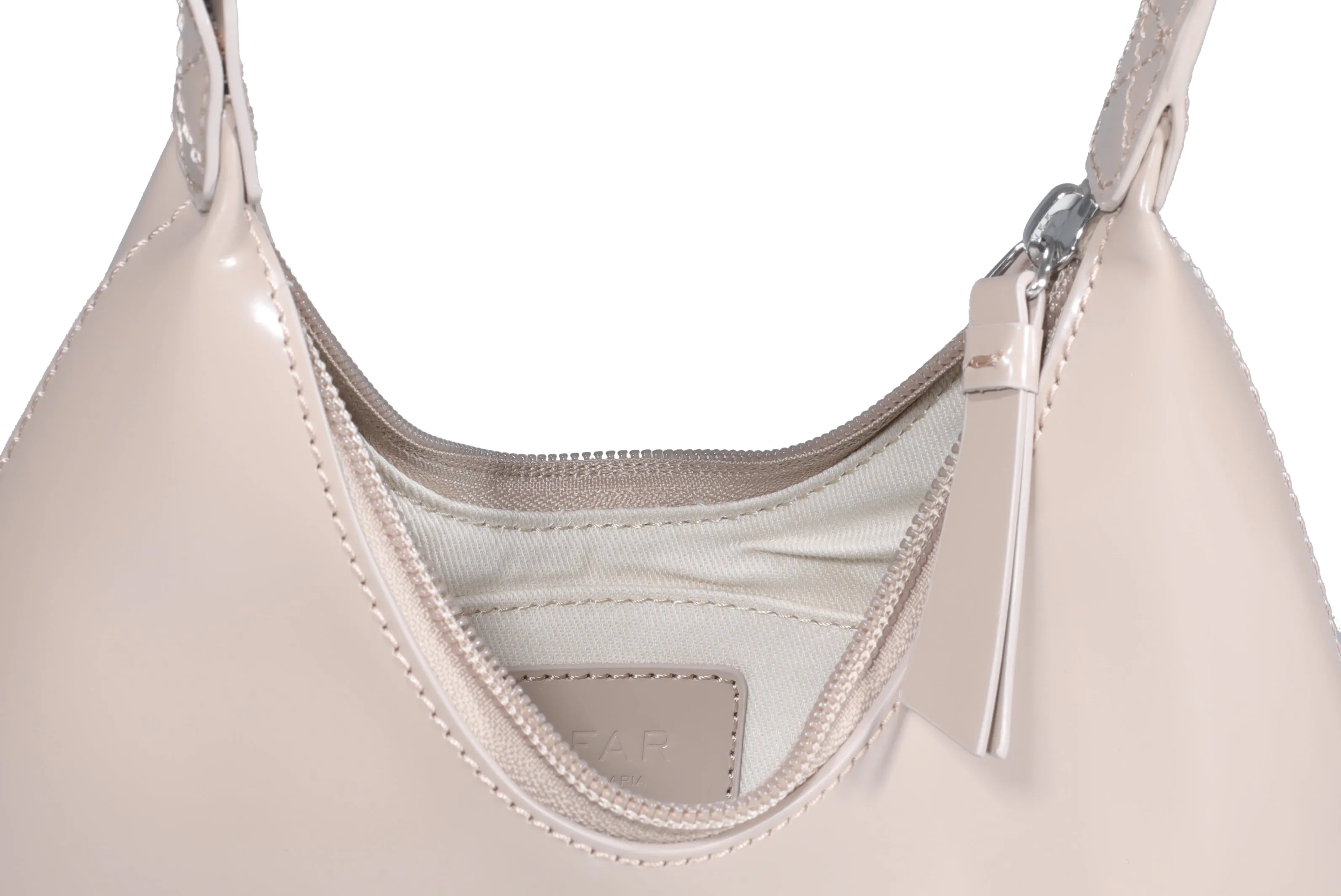 By Far Baby Amber Zip-Up Shoulder Bag
