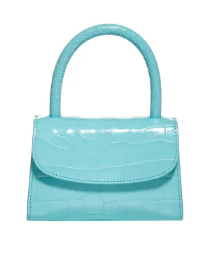 By Far Mini Embossed Shoulder Bag