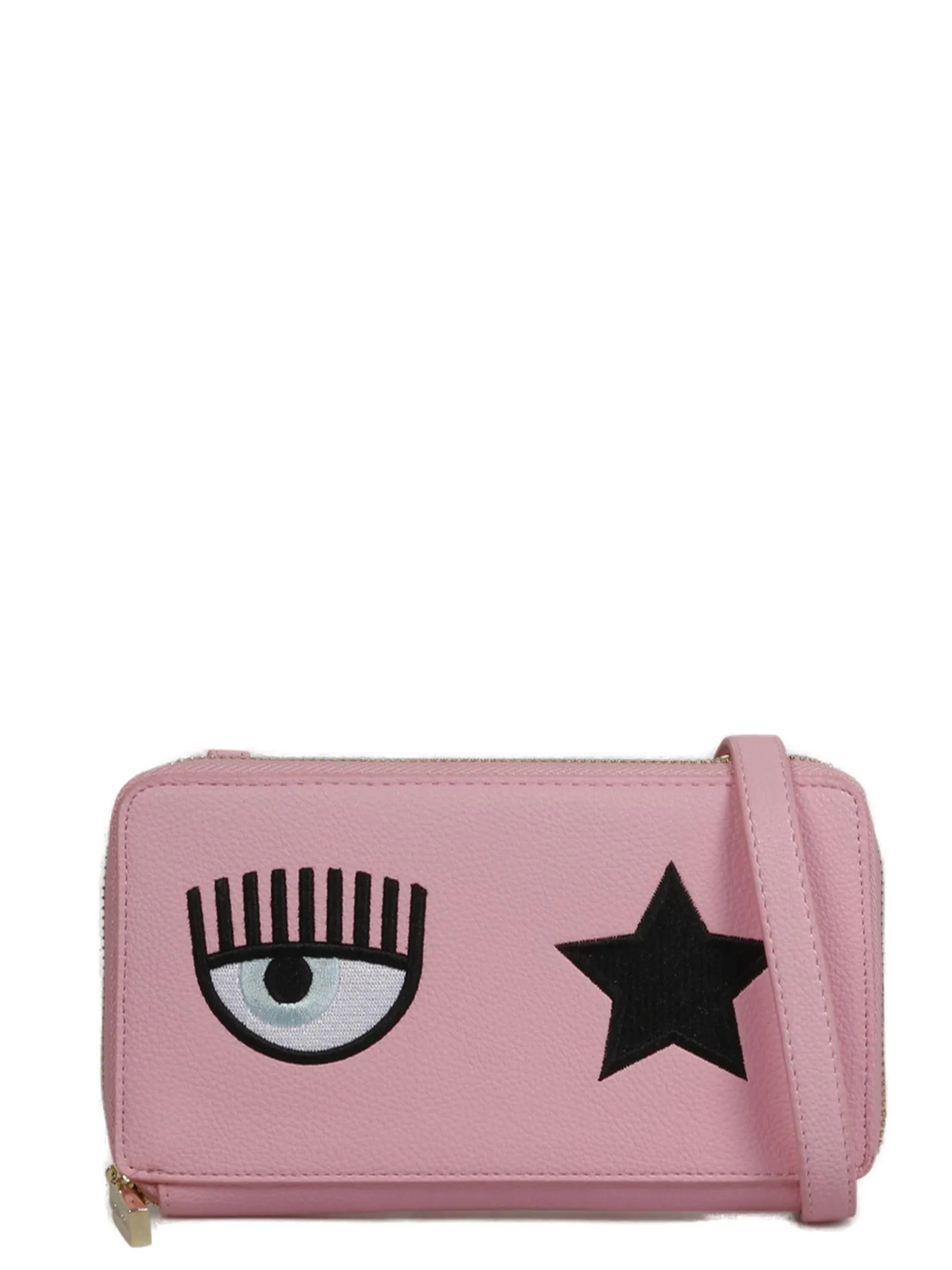 Chiara Ferragni Eye-Printed Zipped Shoulder Bag