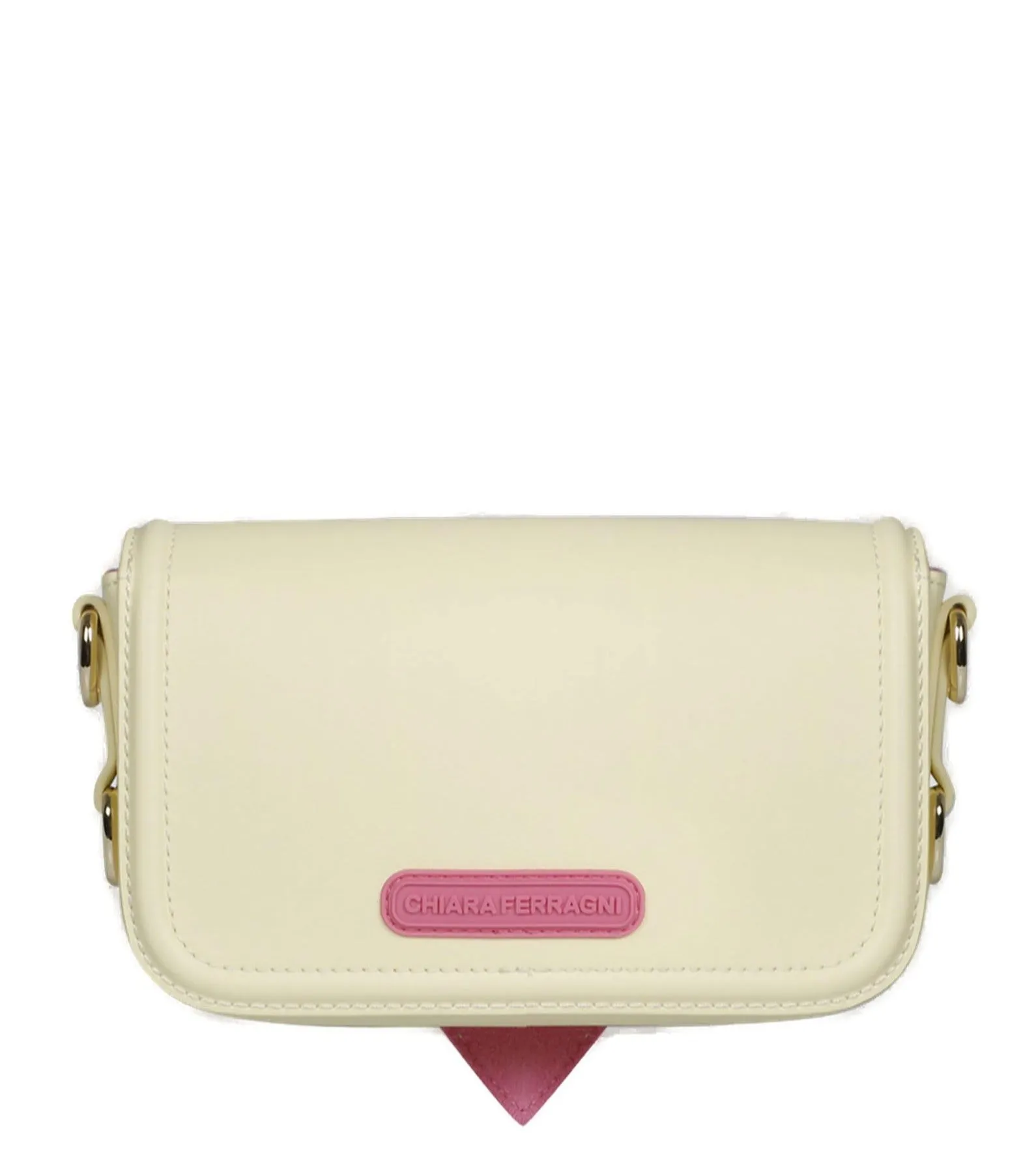Chiara Ferragni Logo Embossed Chain-Linked Crossbody Bag