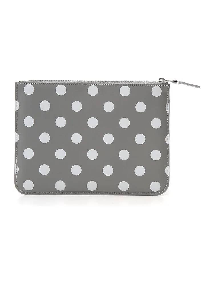 Comme des Garons Wallet Polka Dot Clutch