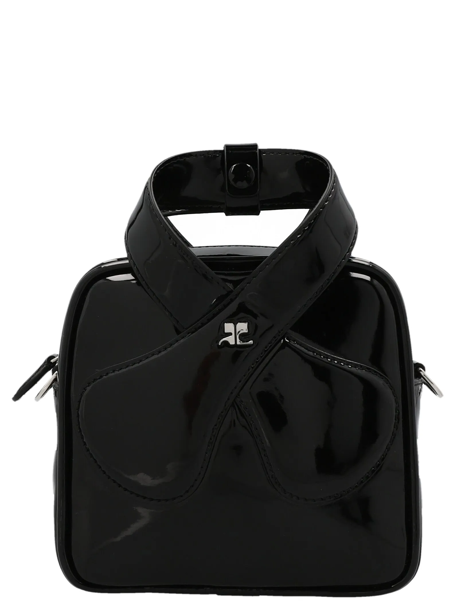 Courrges Logo Plaque Loop Tote Bag