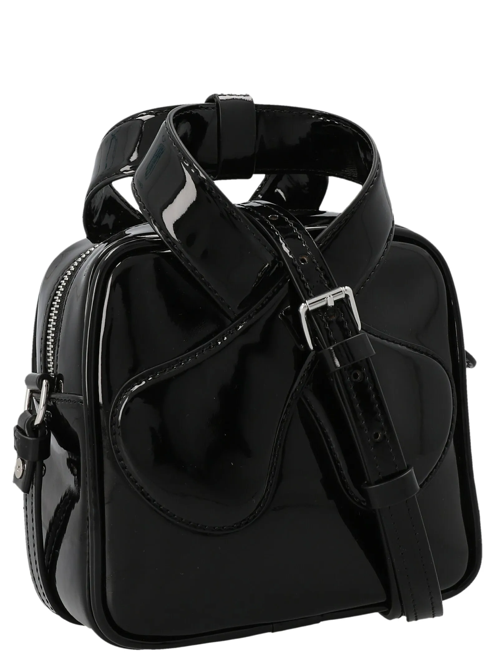 Courrges Logo Plaque Loop Tote Bag