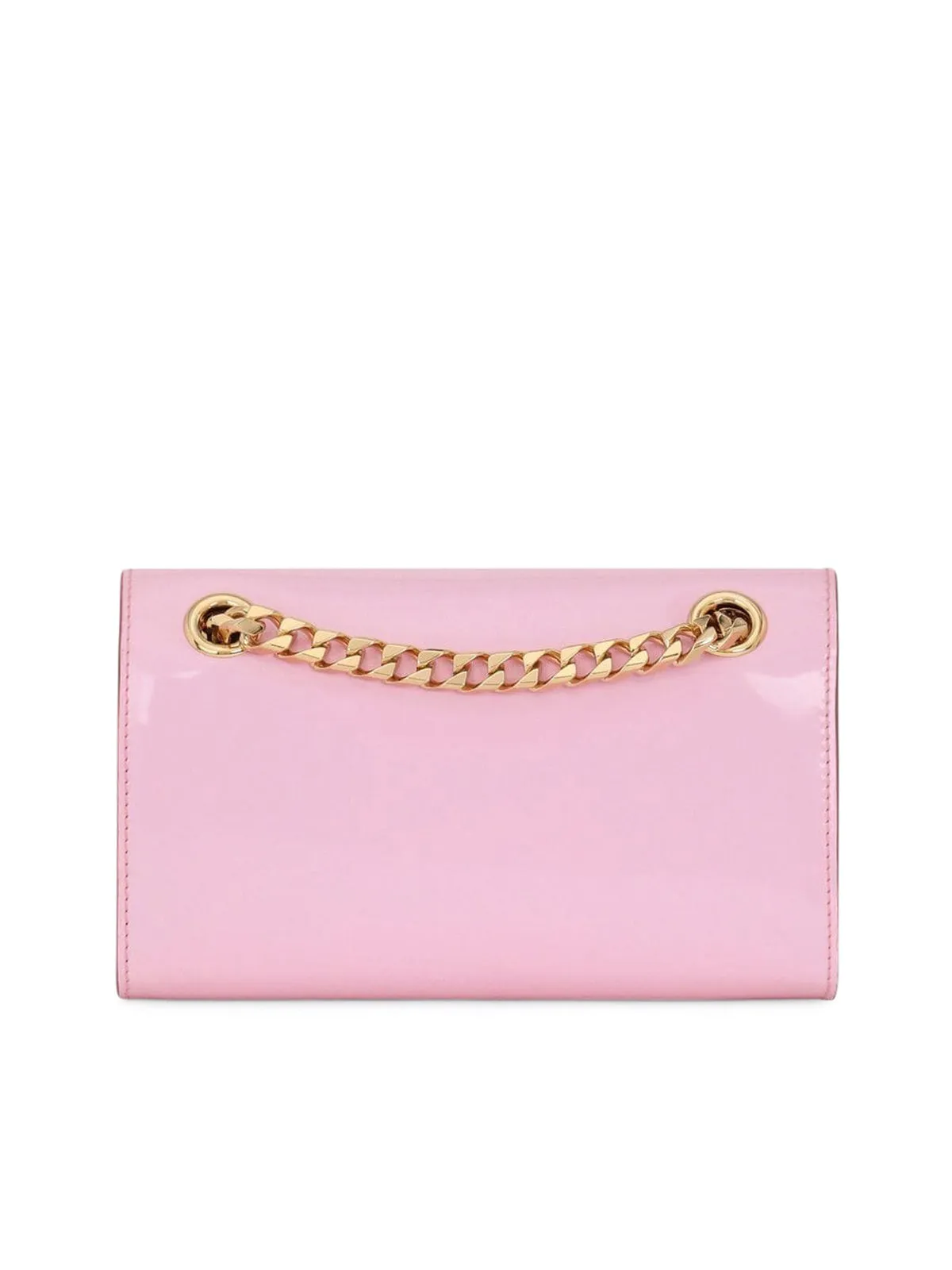 Dolce & Gabbana DG Logo Plaque Chain-Link Crossbody Bag