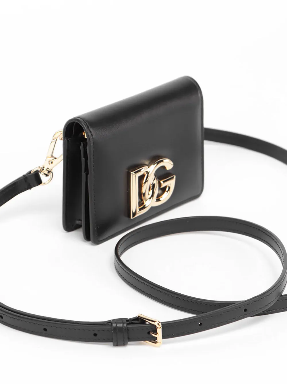 Dolce & Gabbana DG Logo Plaque Mini Crossbody Bag