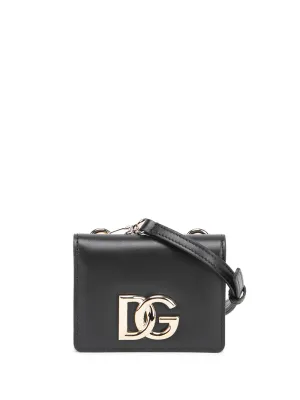 Dolce & Gabbana DG Logo Plaque Mini Crossbody Bag