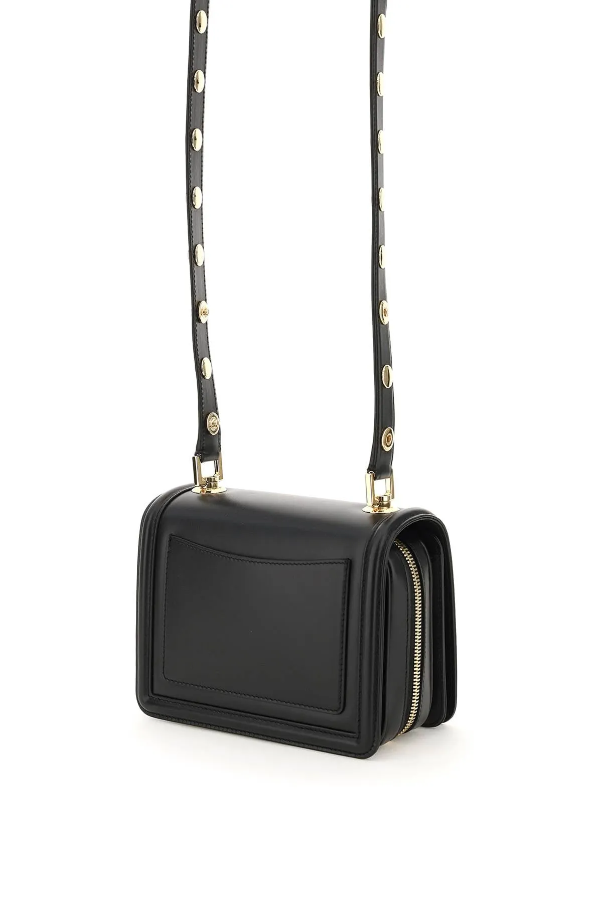 Dolce & Gabbana Logo Engraved Twist-Lock Crossbody Bag