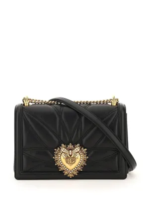 Dolce & Gabbana Logo Plaque Devotion Shoulder Bag