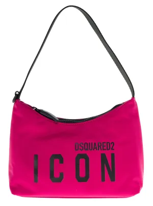 Dsquared2 Be Icon Logo Printed Shoulder Bag