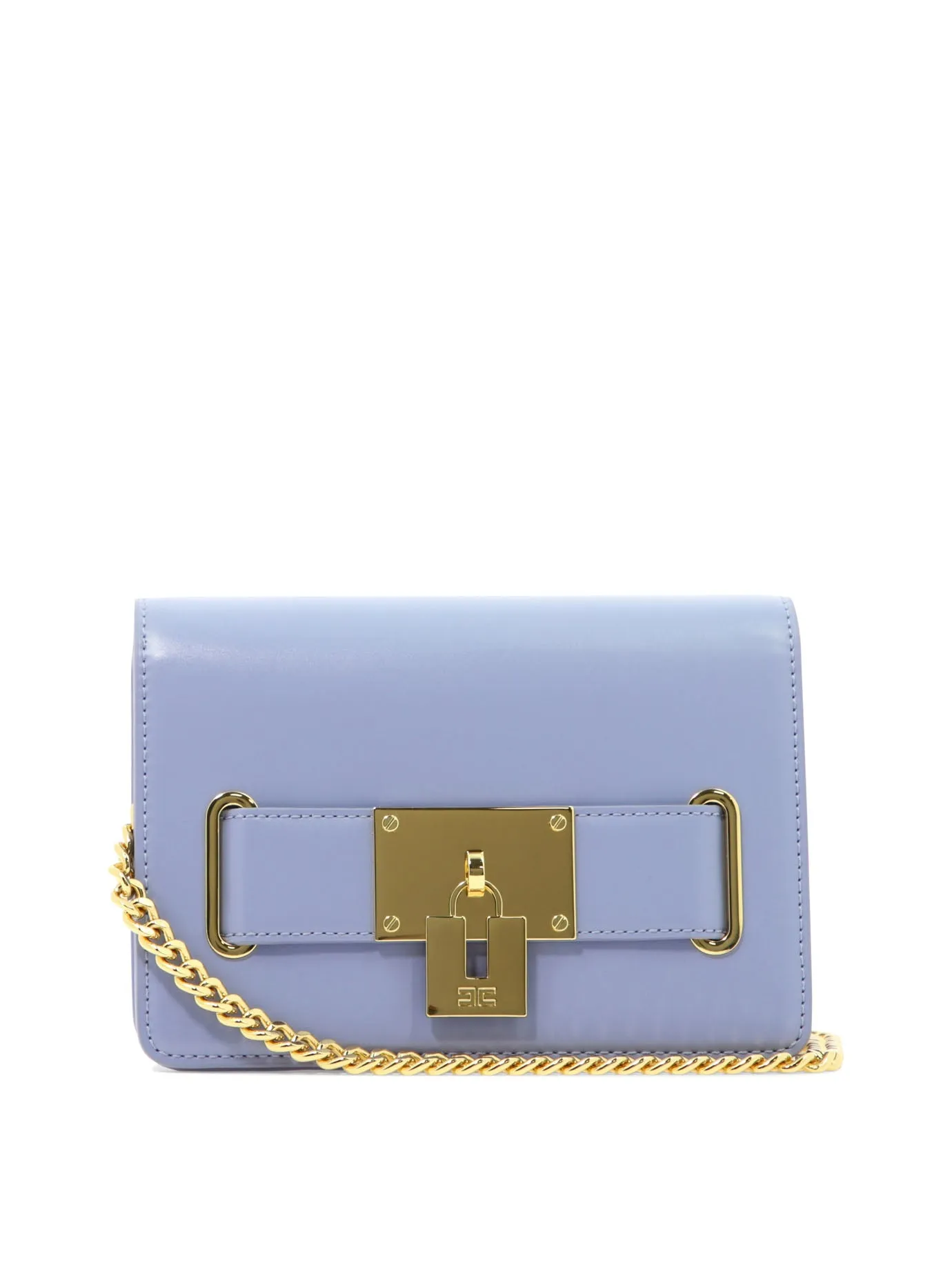 Elisabetta Franchi Padlock-Detailed Shoulder Bag