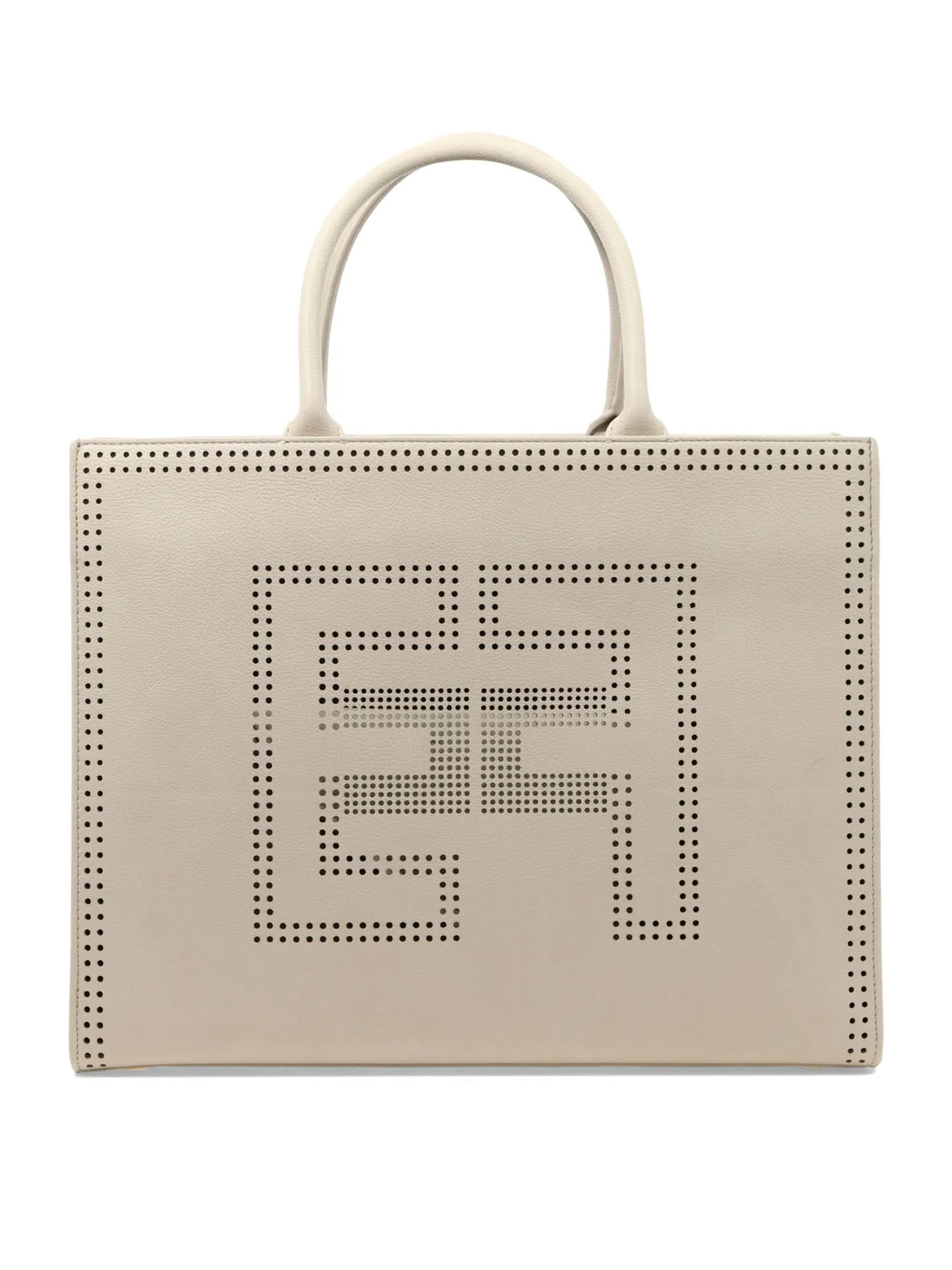 Elisabetta Franchi Perforated-Logo Tote Bag