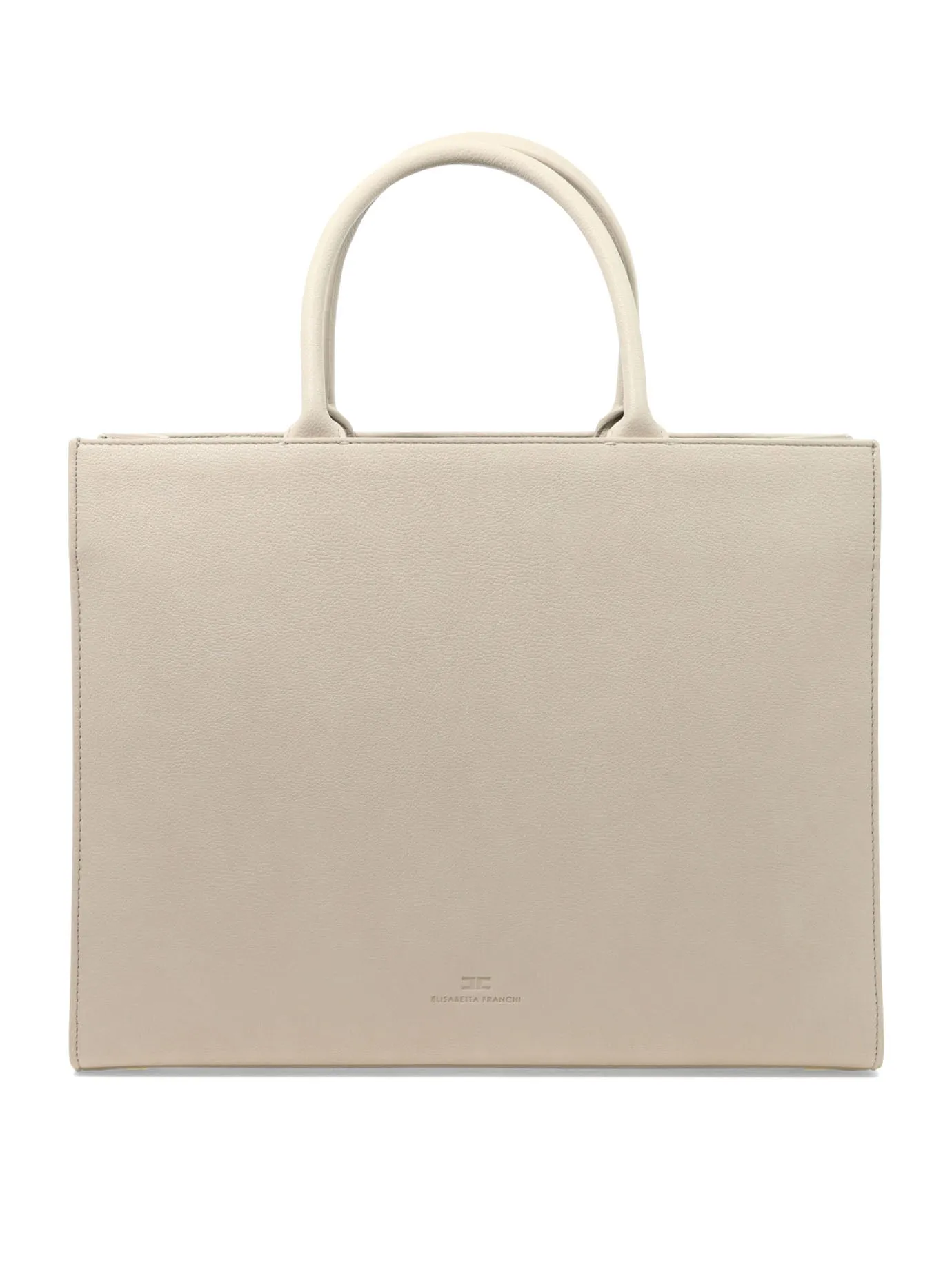Elisabetta Franchi Perforated-Logo Tote Bag