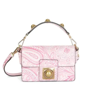 Etro Crown Me Liquid Paisley Stud-Embellished Shoulder Bag