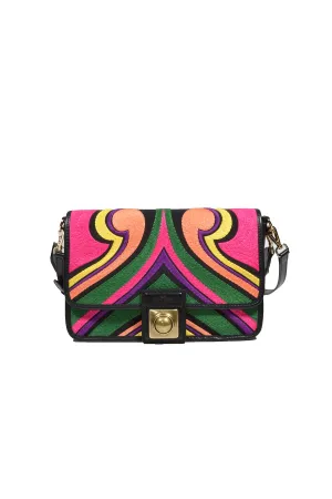 Etro Embroidered Stud Detailed Crossbody Bag