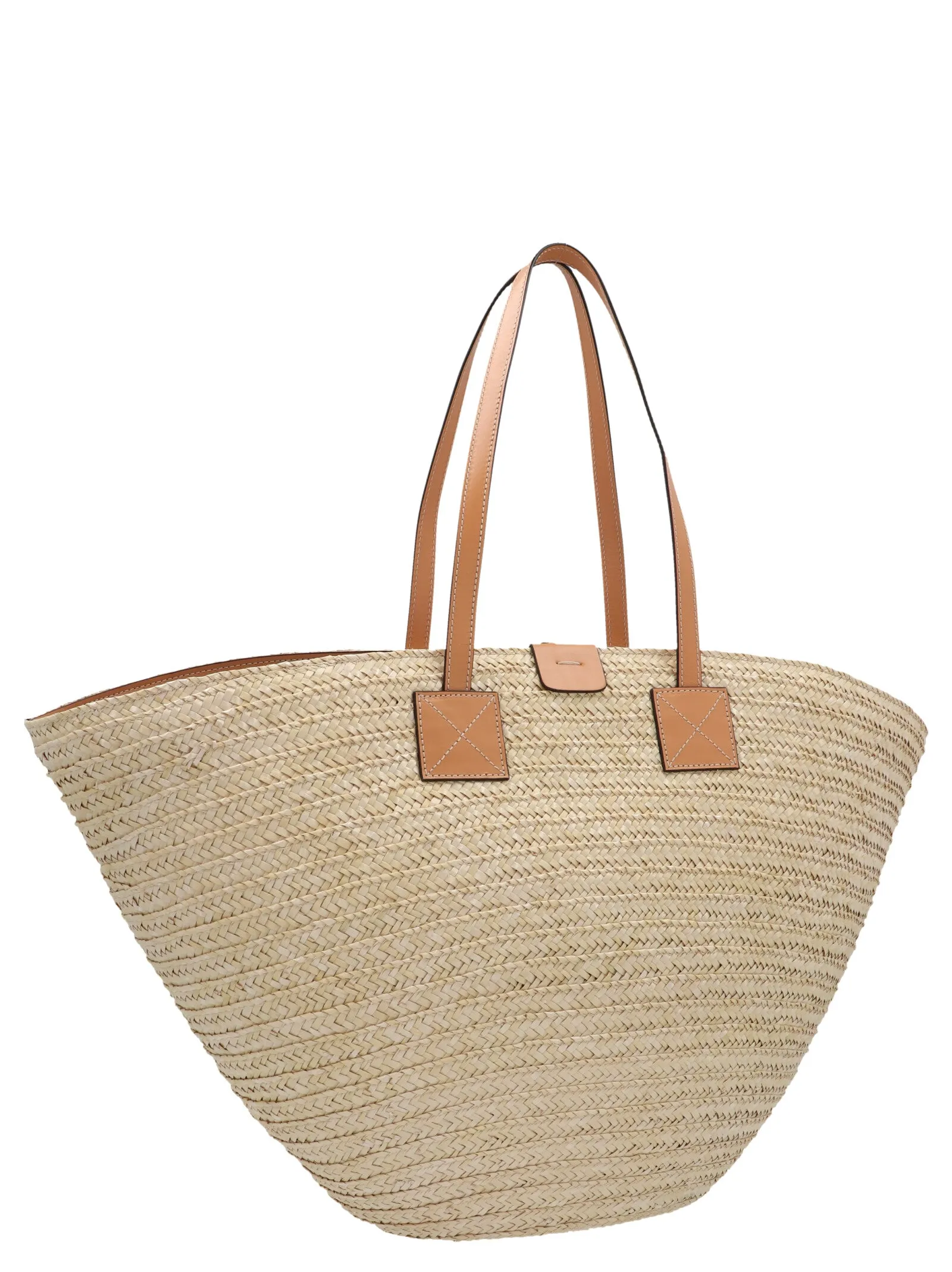 Etro Logo Patch Woven Tote Bag