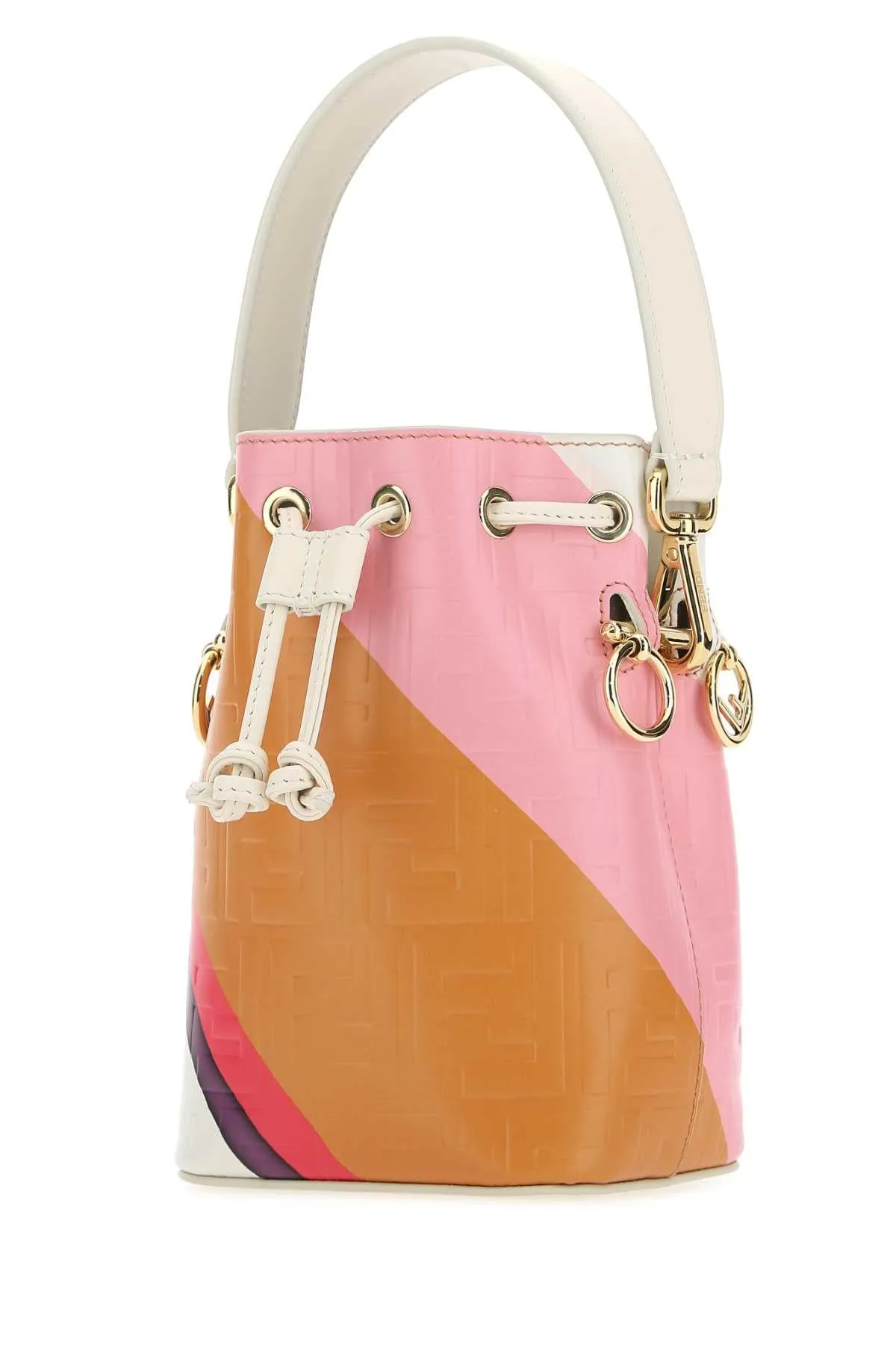 Fendi Mon Tresor FF Motif Small Bucket Bag