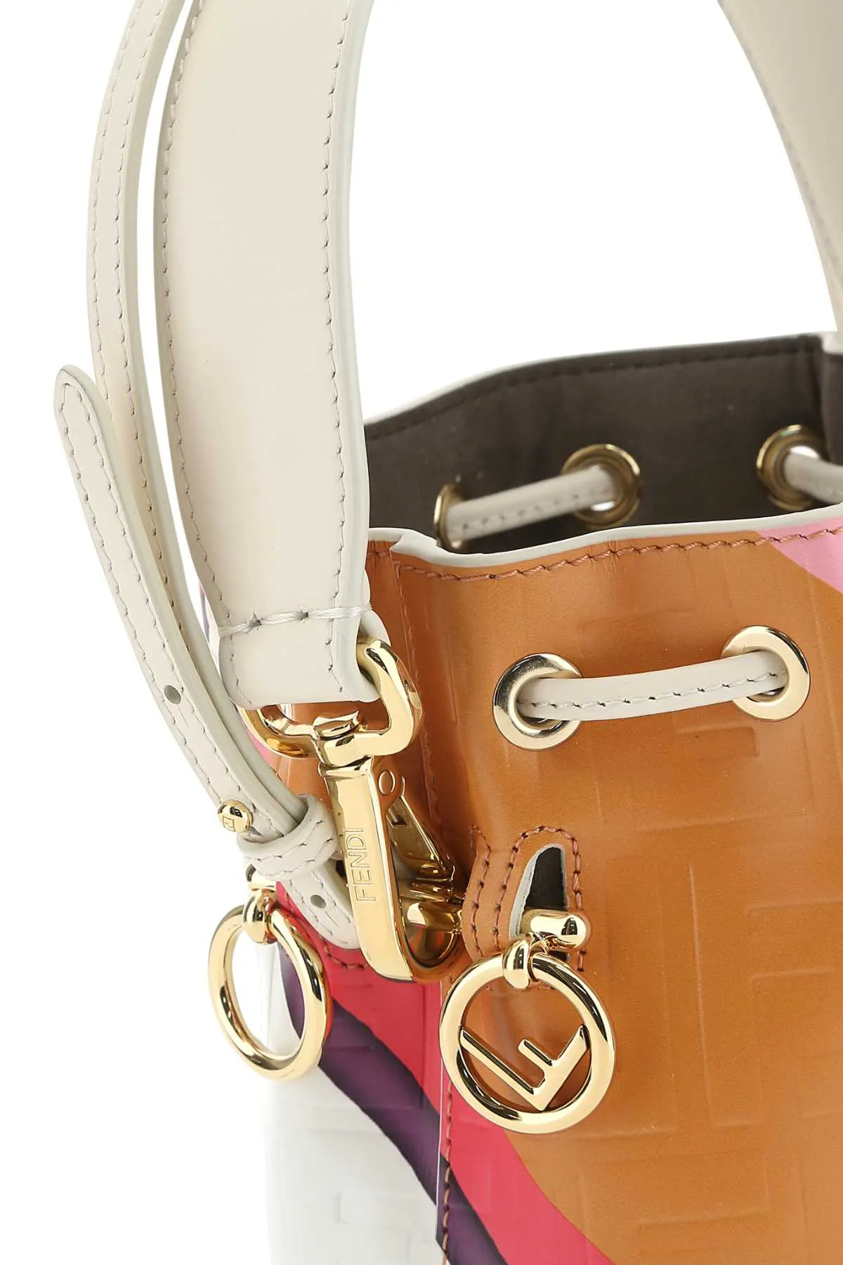 Fendi Mon Tresor FF Motif Small Bucket Bag