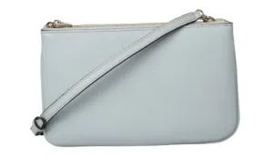 Furla Logo Debossed Top Zip Crossbody Bag