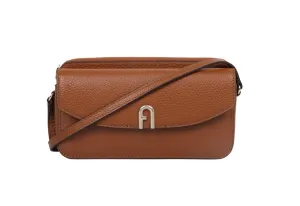 Furla Logo Plaque Foldover Top Satchel Bag