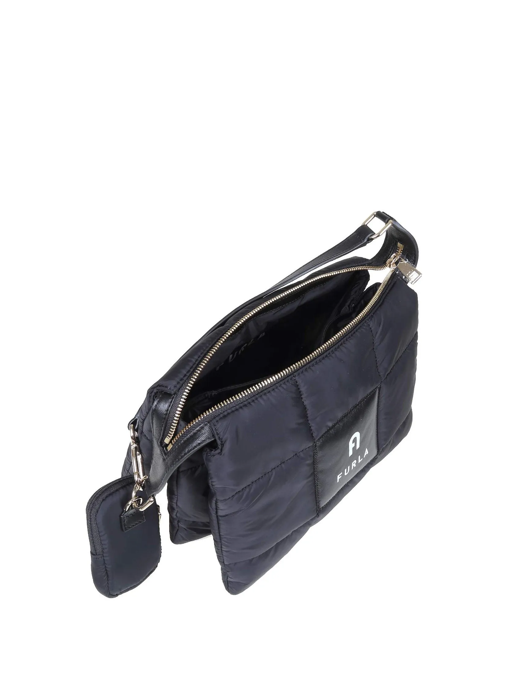 Furla Zip-Up Padded Shoulder Bag