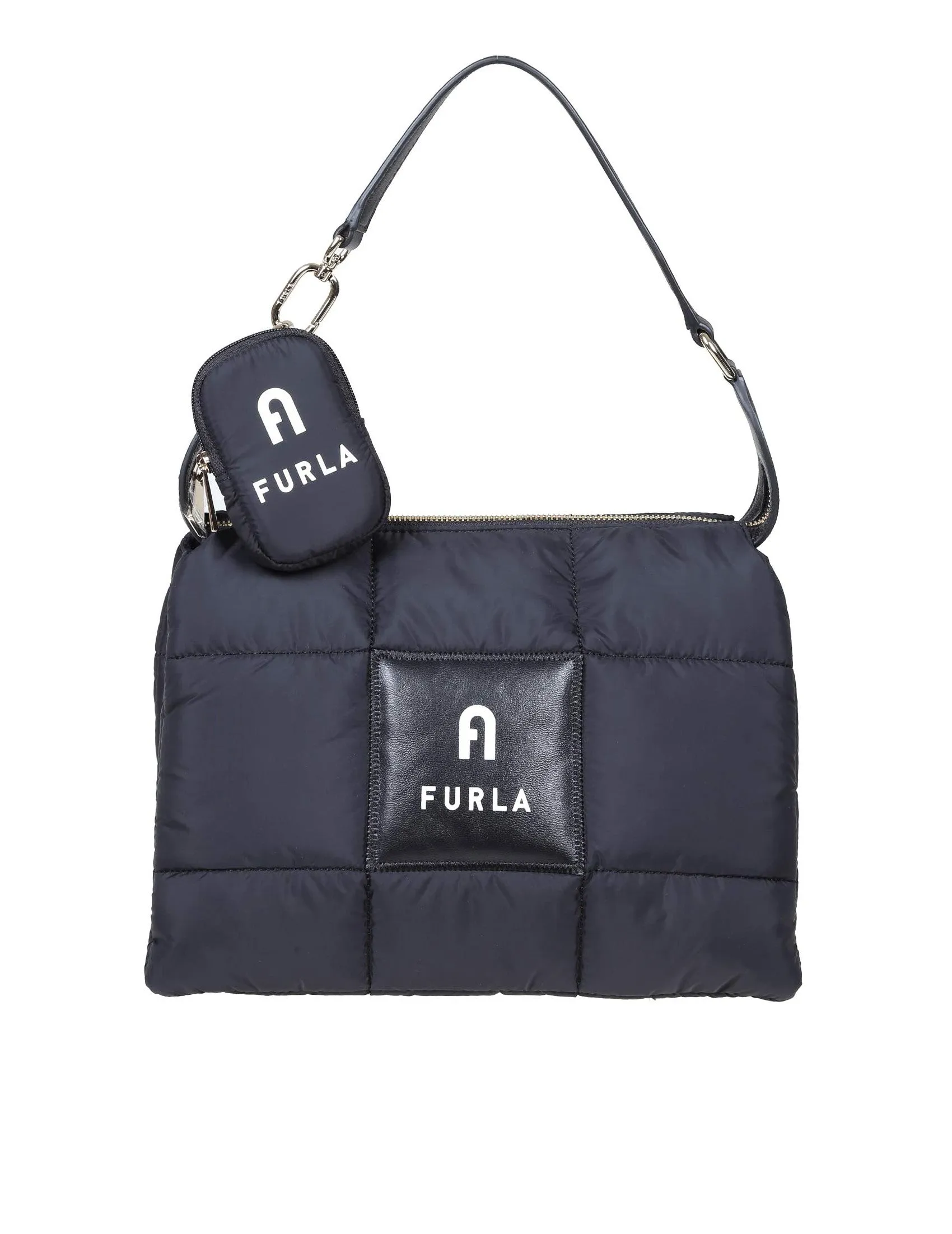 Furla Zip-Up Padded Shoulder Bag