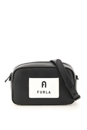 Furla Zipped Logo Patch Mini Crossbody Bag