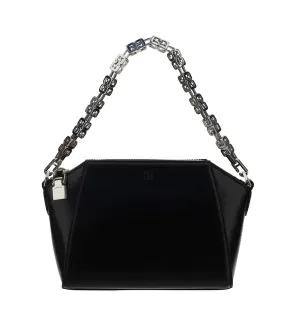 Givenchy XS Antigona Logo Stamp Zipped Tote Bag