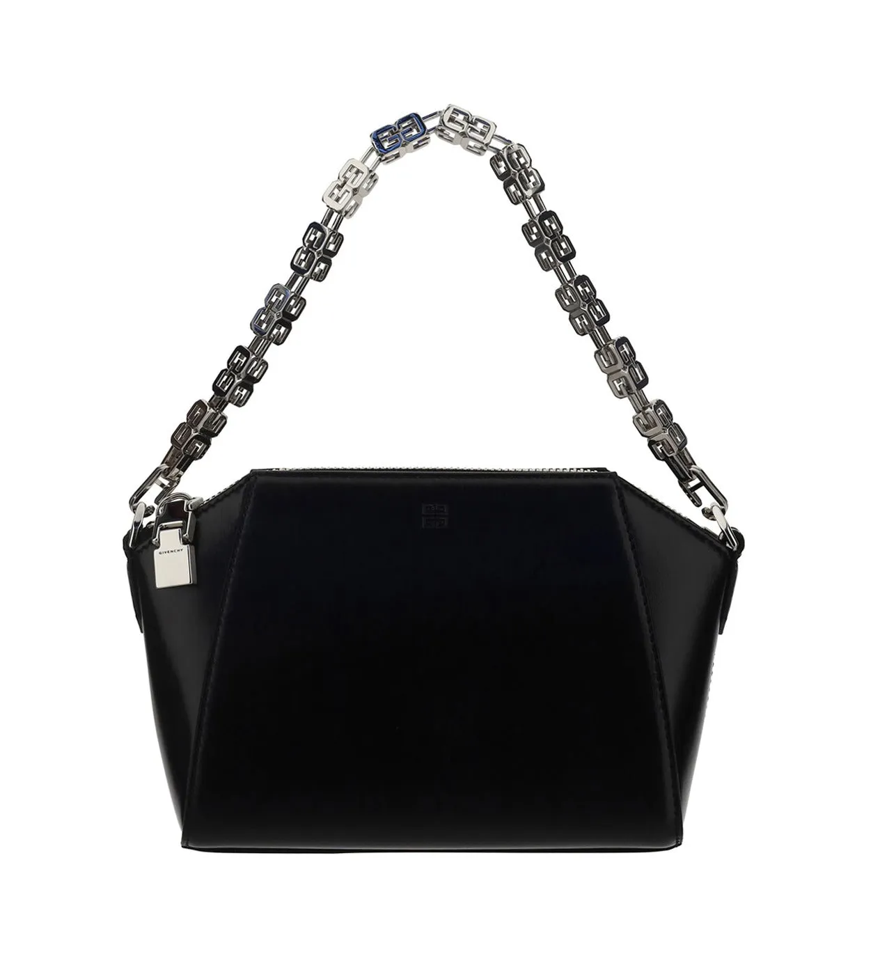Givenchy XS Antigona Logo Stamp Zipped Tote Bag