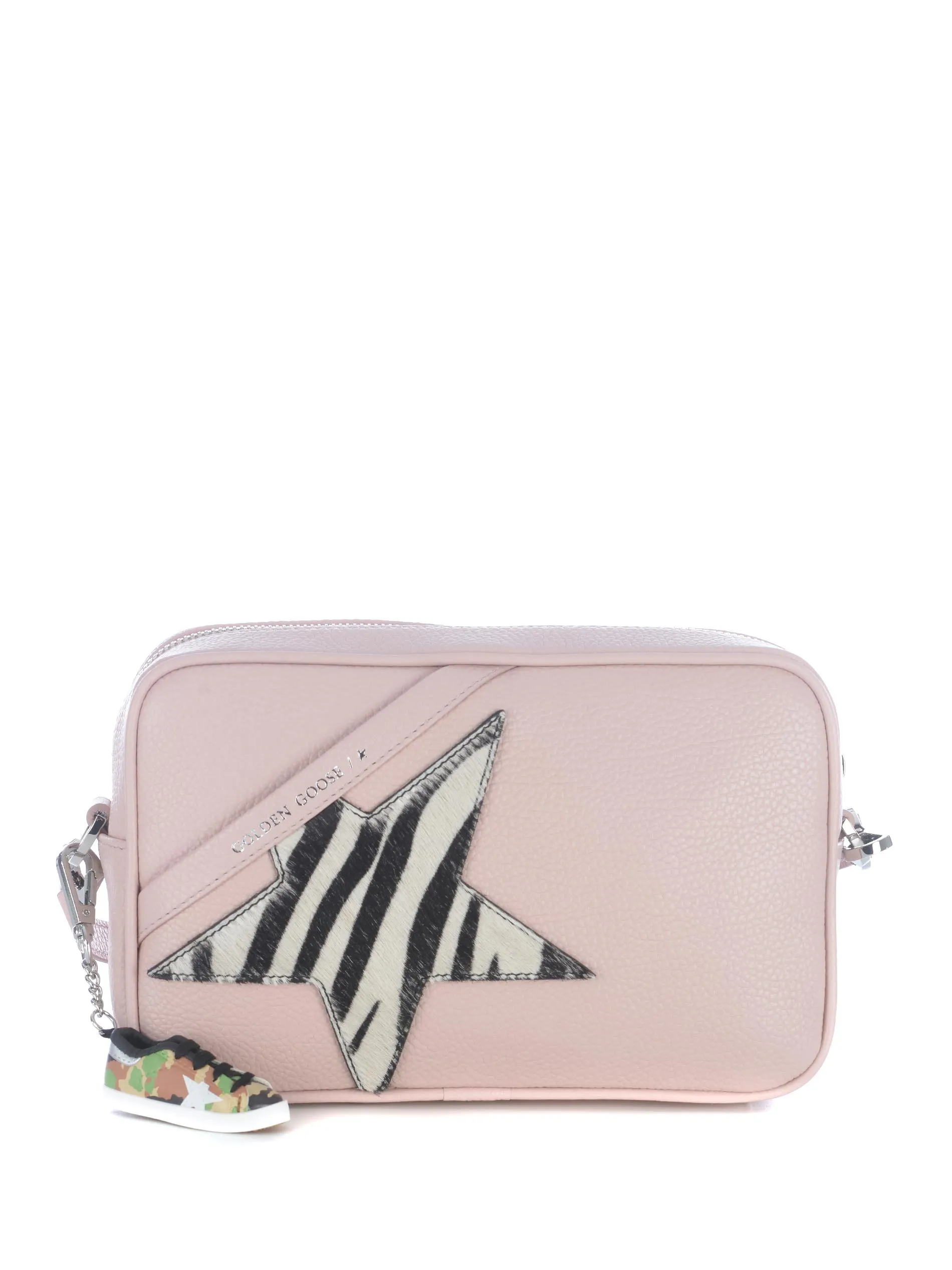 Golden Goose Deluxe Brand Star Patch Zipped Crossbody Bag